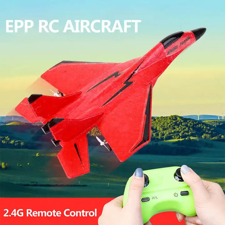 Aeromodelling Foam RC Glider Toy - Kids Outdoor Remote Control Airplane Toy