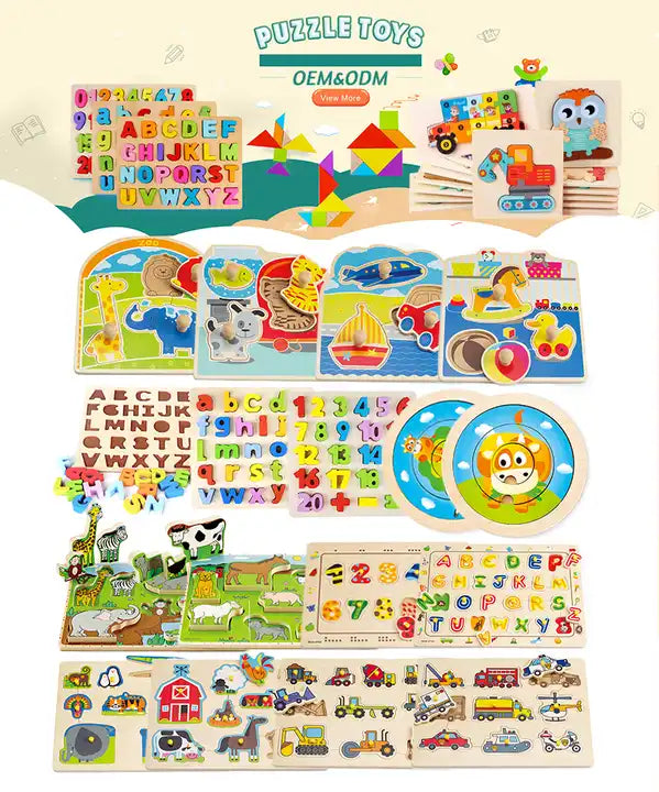 200-Piece Kids Jigsaw Puzzle Educational Toy Game for Children