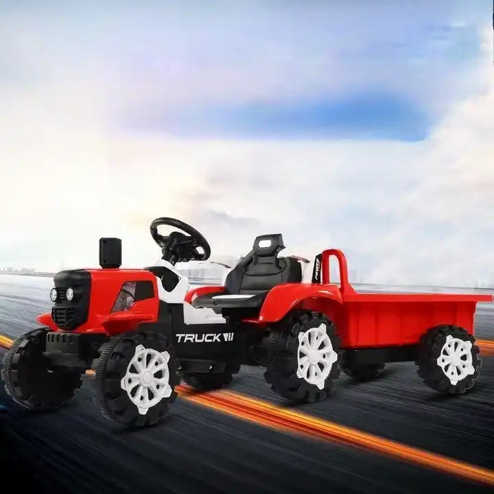 Big Size 12V Four Wheel Drive Ride-On Car with Bucket - Perfect for Young Adventurers