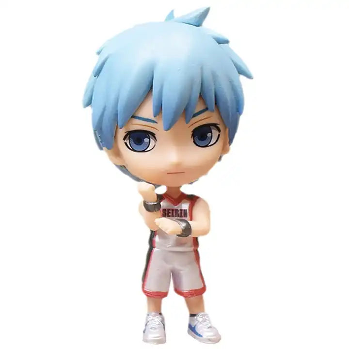 Q Version Action Figures - PVC Statue Desktop Decor Toys - Anime Basketball Player Figure for Children