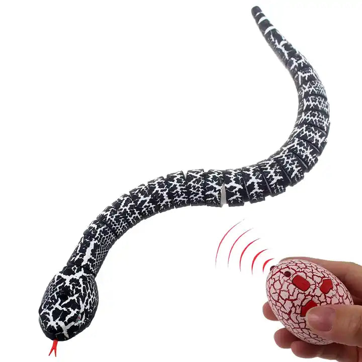 Realistic Infrared Remote Control Snake Toy - Electric RC Snake with USB Charging Cable for Kids