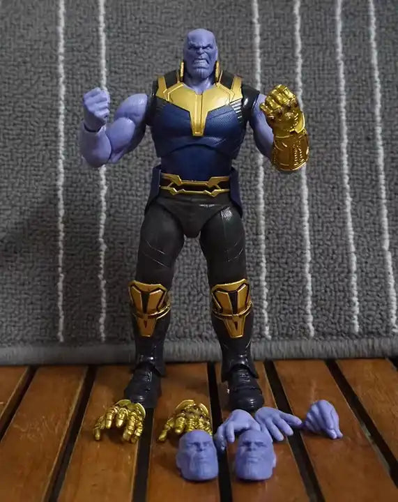 Fully Articulated SHF Comics Thanos Action Figure - Premium PVC Model for Kids and Collectors