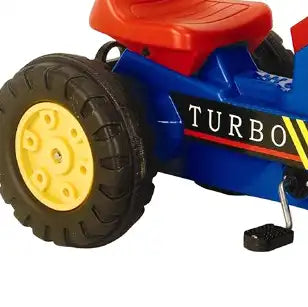 Plastic Pedal Ride-On Tractor for Kids - Durable and Fun Outdoor Toy