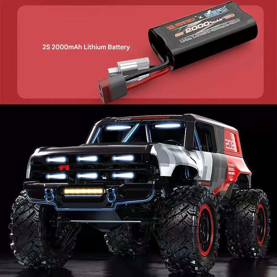 MJX H12P 1/12 4CH 4WD RC Car Climbing Off-Road Vehicle Brushless High-Speed RC Truck – Black
