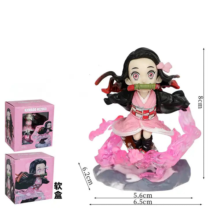 High Quality Anime Figure Demon Slayer Kamado Nezuko Action Figure PVC Toys Collection Gifts Figure for Kids