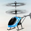 RC Mini Helicopter Model with Color Light - Remote Control Flying Toy Plane