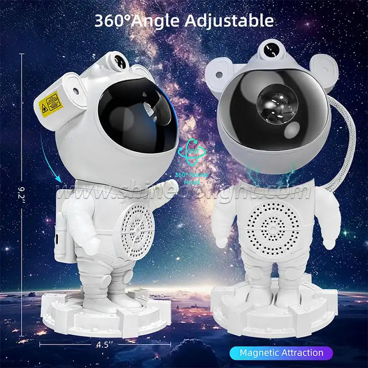 Star Projector Galaxy Night Light | Astronaut Space Projector with Starry Nebula Ceiling LED Lamp for Kids