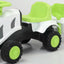 Ride-On Tractor with Trailer - Foot-to-Floor Toy for Fun Outdoor Adventures