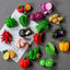 Pepper Bitter Melon Eggplant Wrapped Vegetable Fridge Magnets Carrot Winter Melon Mushroom Resin 3D Refrigerator Magnet