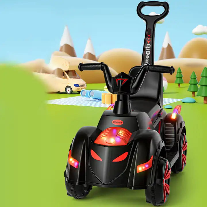 Kids Ride-On Tractor Toy with Electric Battery - Light and Music Features for Fun Play