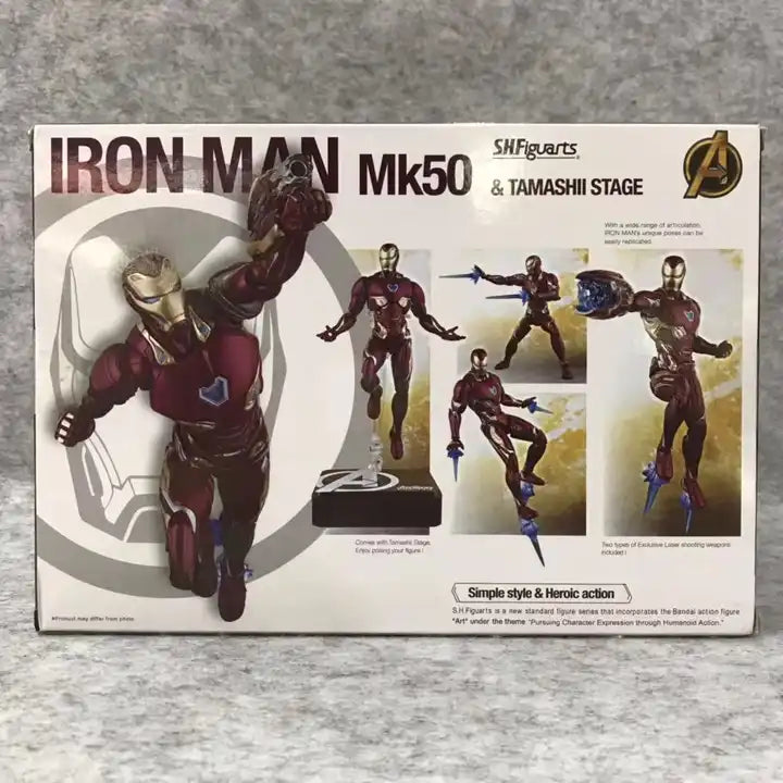 Comics SHF Anime Figures - Iron-Man MK50 PVC Model Kids Toys Action Figures