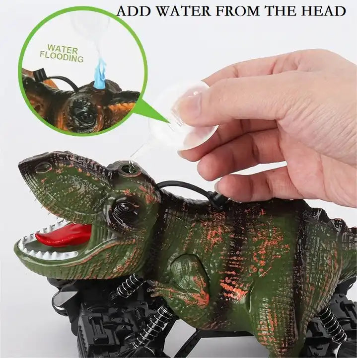 2.4G Remote Control Dinosaur Stunt Car - 360-Degree Electronic Spray Toy