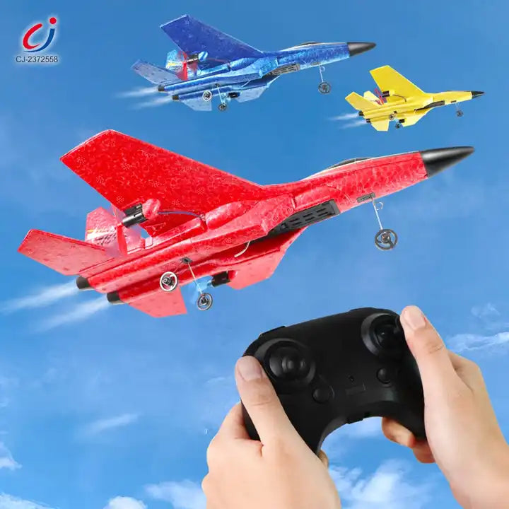 820 SU-35 Wingspan Glider Model Toy - EPP Foam Flying Fighter Remote Control Airplane for Kids