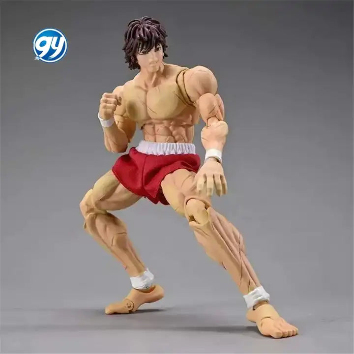 Baki Hanma Action Figure – 17cm Fighting Pose PVC Figurine from Baki the Grappler Anime Series