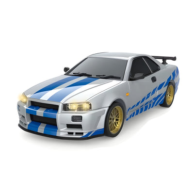 1:18 GTR Metal Body RC Drift Car with Gyroscope – Electric App-Controlled Race Car