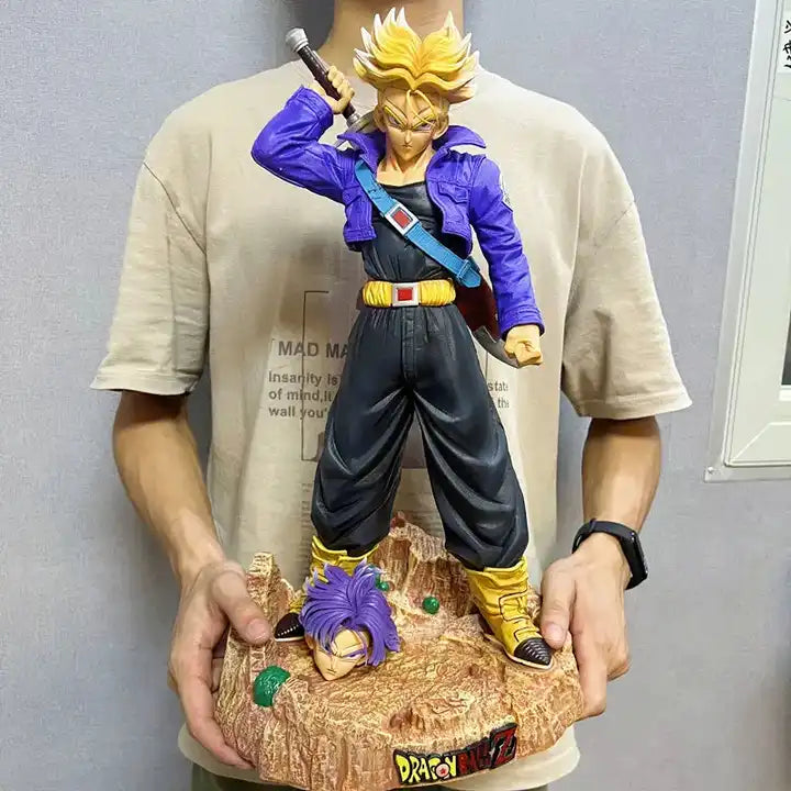 50CM Large Size Two Heads Changed Model - Manga Figurine Statue Dragon Trunks Collection Gift Toys PVC Anime Figure