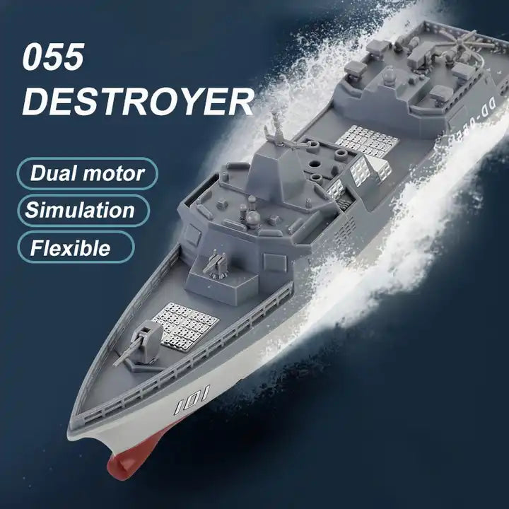 Electric High-Speed RC Boat – Fast Water Destroyer Toy for Summer Fun, Luxury Small Remote-Controlled Boat