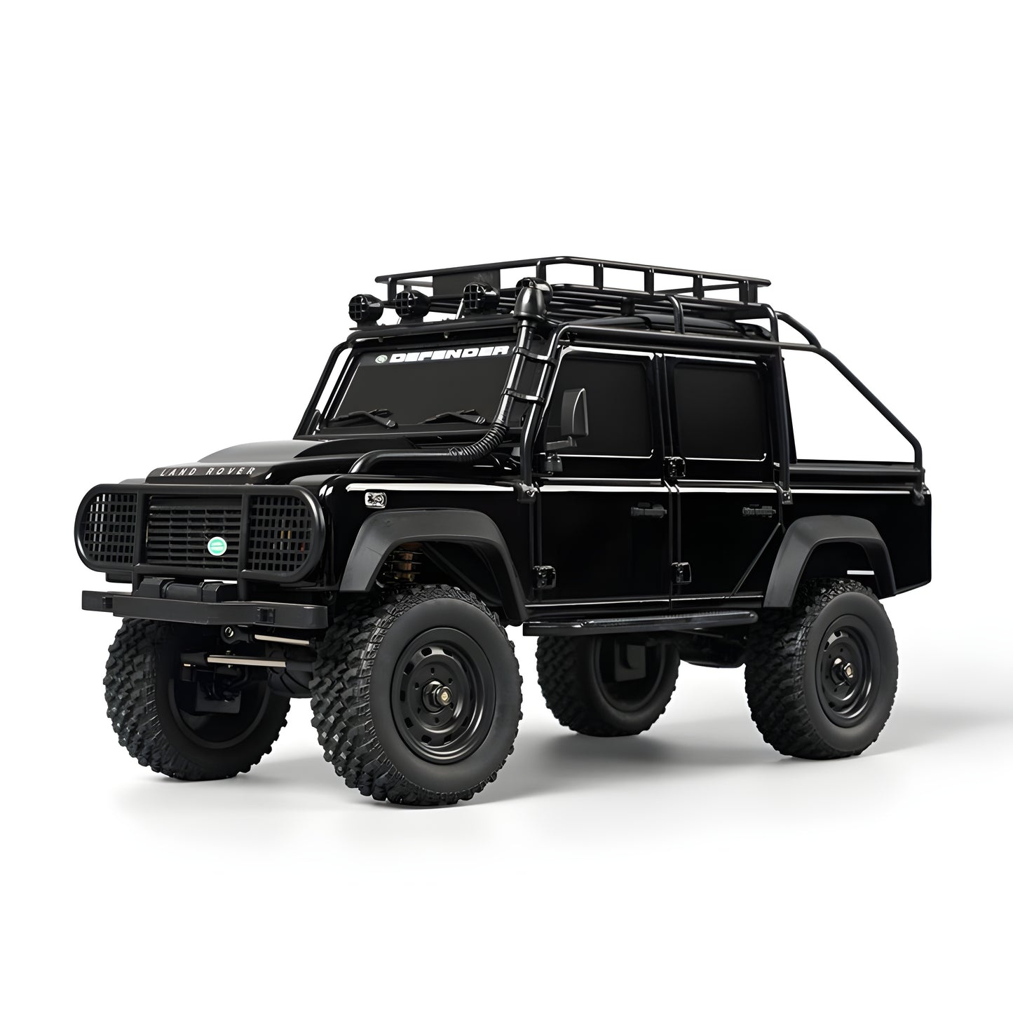 MN-111 1/18 Scale Land Rover RC Car Kit - 2.4G 4WD Brushless Motor Monster Truck for Climbing