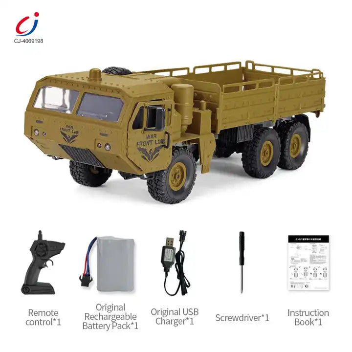 1:16 Scale Simulation Model Off-Road Army Military Vehicles - RC Truck