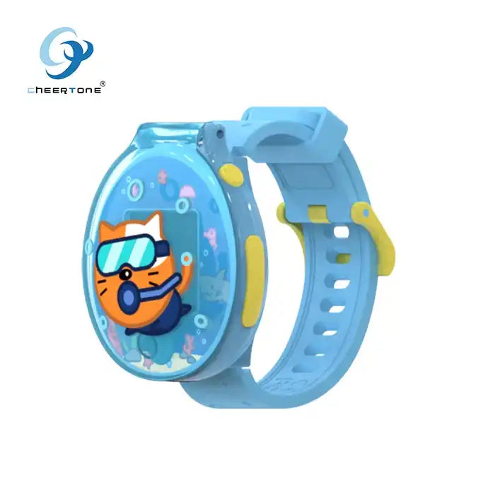 New Style Electronic Baby Watch | Mini Pet Feeding Learning Watch with Button Battery | Educational Toy for Kids