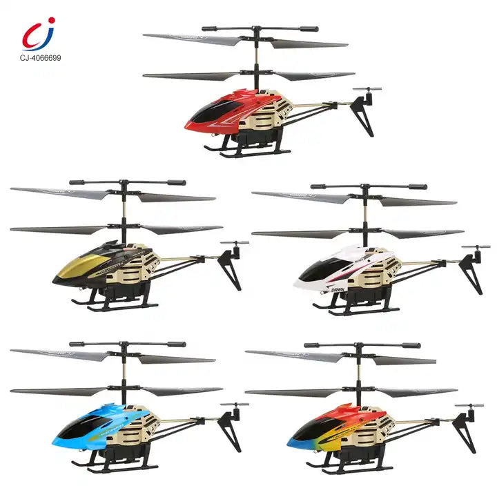 3.5CH Mini RC Gyro Remote Control Flying Metal Toy - Infrared Helicopter (Colour May Vary)