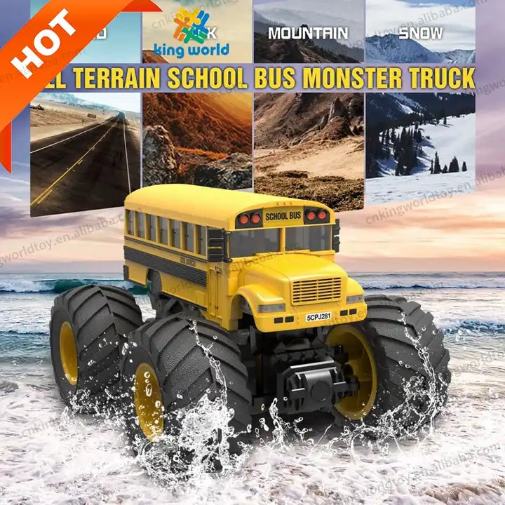 1:18 Scale 2.4GHz Remote Control Truck - All Terrain Crawler Vehicle