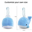 Cute Soft Stuffed Small Pendant Whale | Plush Toy | Adorable Keychain for Kids