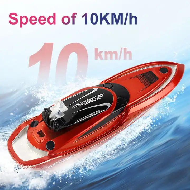 2.4GHz 4-Channel High-Speed RC Racing Boat – Remote Control Yacht Model Toy for Pools and Lakes