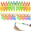 50P Camping Night LED Light Flying Flashing Arrow | Hand Launch Kids Outdoor EVA Flying Toys Foam Finger Rocket