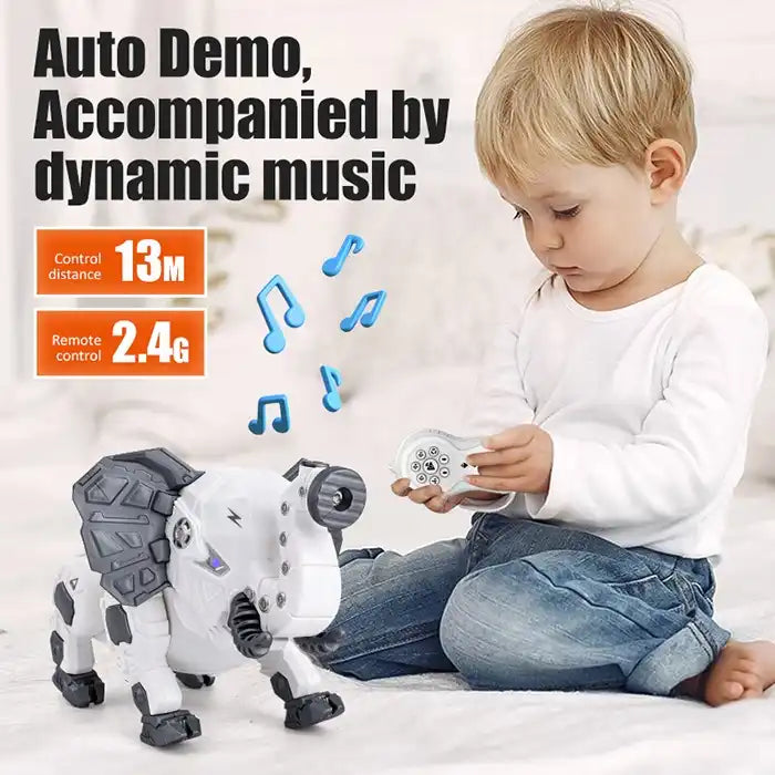 Electronic Pets Lighting Music Dancing Spray RC Toy - Remote Control Elephant Robot