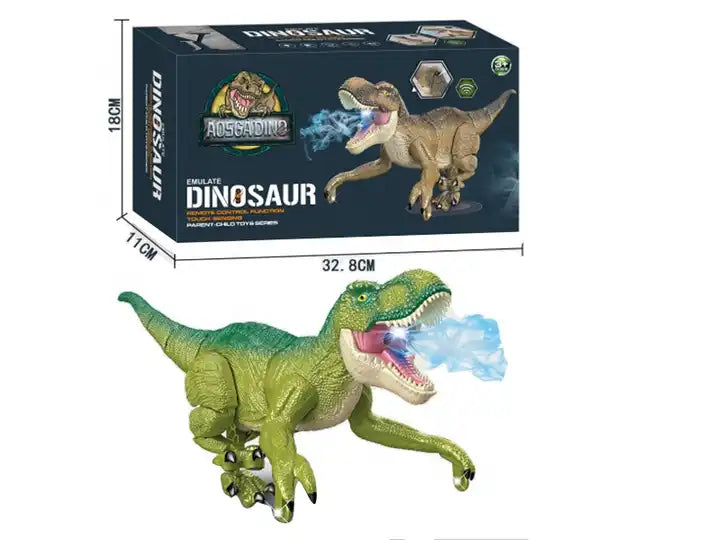 Gesture Sensing Remote Control T-Rex Dinosaur Toy - Interactive RC Walking Dinosaur for Kids