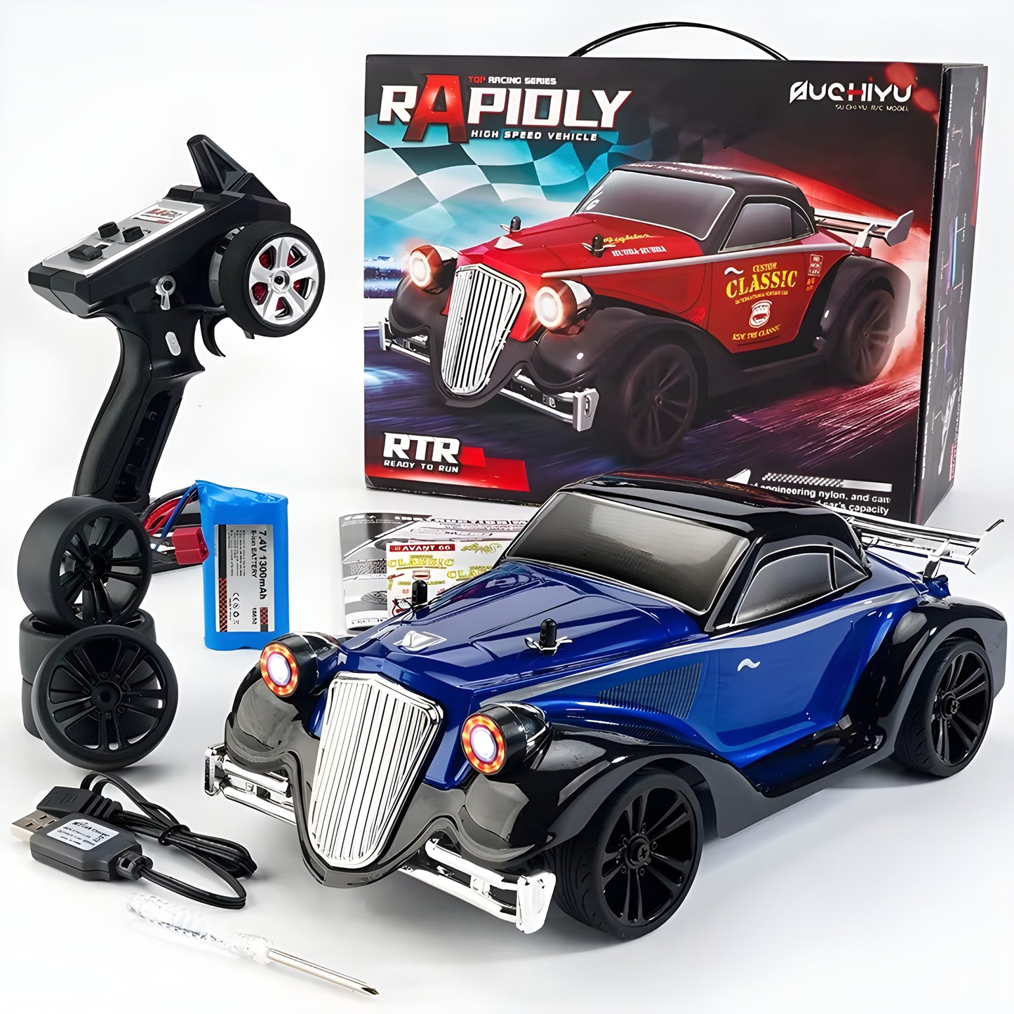 SCY 16301 1/16 High-Speed 4WD Electric RC Drift Car – On-Road Racing Remote Control Vehicle