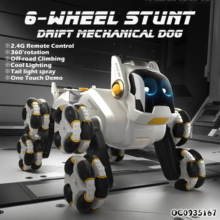 2.4G Remote Control Interactive Stunt Robot Dog Toy for Kids