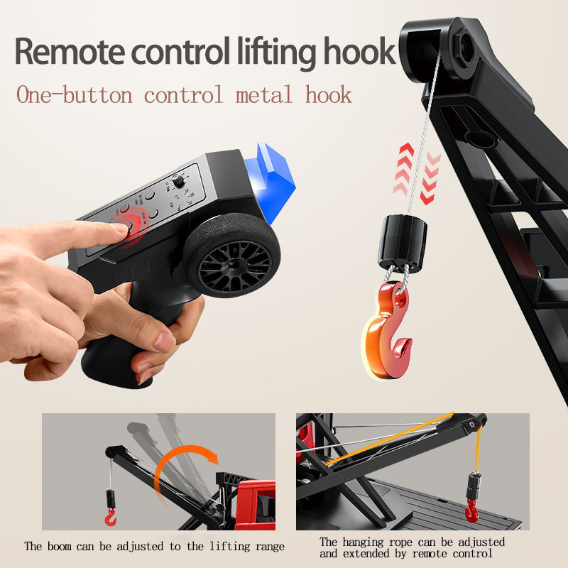 High-Speed 1/12 4x4 RC Climbing Truck - 2.4G USB Rechargeable Remote Control Car