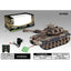 1/28 Scale Soviet Union T90 RC Tank Model with 9 Channels, Light & Music - 2.4GHz Infrared Control