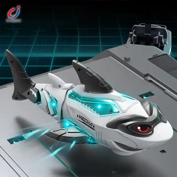 Multifunction Electronic Luminous Shark Toy - Battery Operated Universal Mechanical Toy for Kids