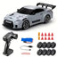 1:24 RC 4WD Porsche 911 GTR Drift Car - 2.4GHz Remote Control Racing Sports Car with Gyroscope & LED Lights