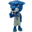 Creative Resin Decorative Home Art Gift - The Wolf Playing Baseball Bobble Head Statue