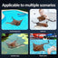 Interactive Electric Manta Ray Toy - 2.4G Wireless Waterproof RC Swimming Fish for Kids Ages 5+