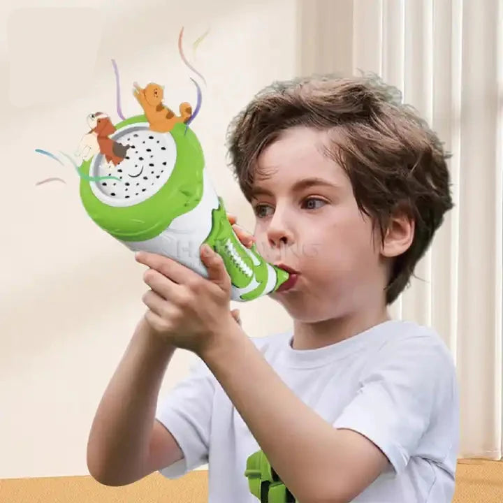 Early Education Children's Musical Instrument Toy | Fun Assembly of Creatures Animal Horn with Light