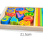 Lacing Number Toy ? Simple Wooden Educational Toy for Babies and Kids