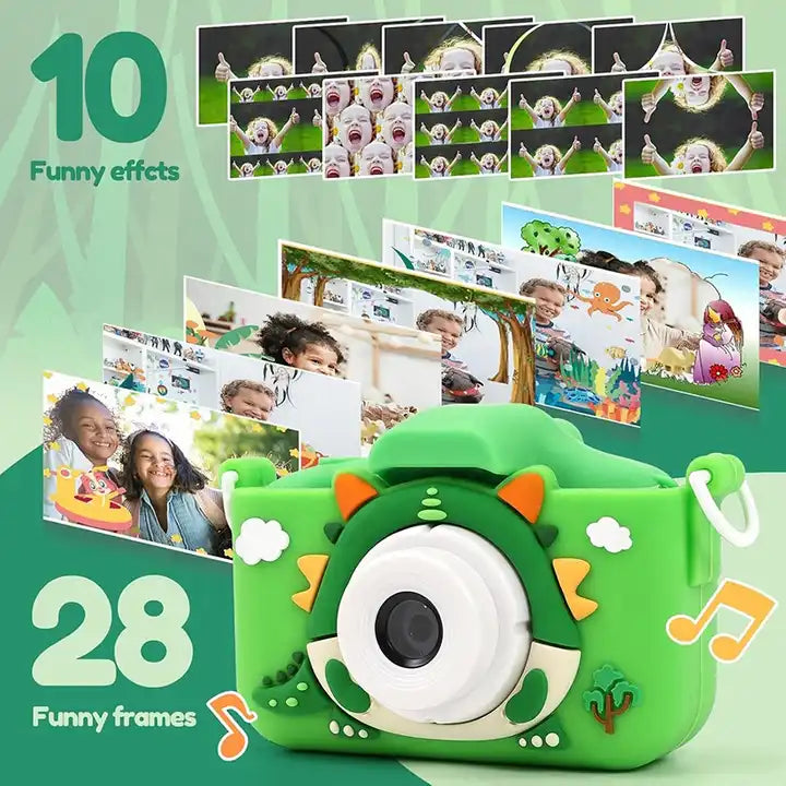 Rechargeable Mini Portable Digital Photo Camera Toy - Fun for Kids