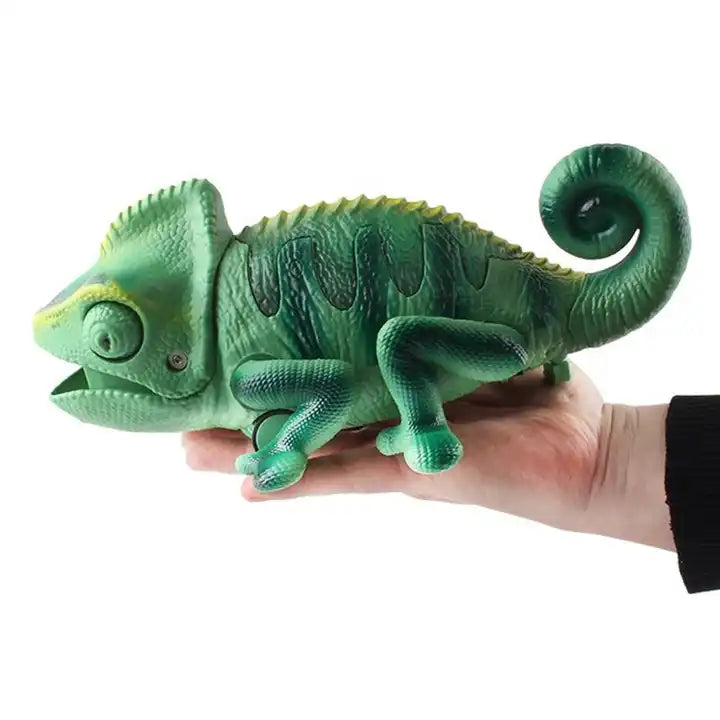 Educational RC Chameleon Toy - Remote Control Animal with Simulated Insect Capture Function for Kids Ages 5+