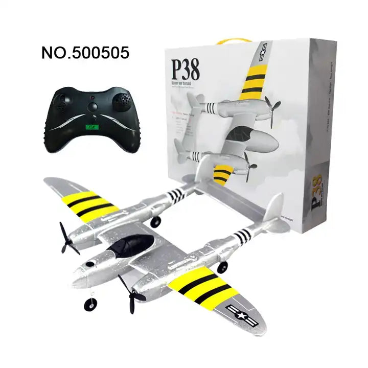 USB Charging RC Foam Plane 2.5CH RC Airplane Fighter - 2.4GHz Remote Control Aeroplane with Lights