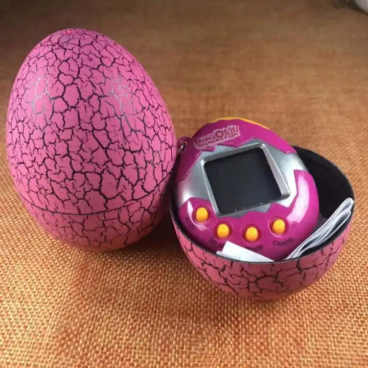 Broken Egg Pet Machine Tumbler | Multi-Color Dinosaur Egg Game Toy | Digital Electronic E-Pet | Christmas Gift 2023