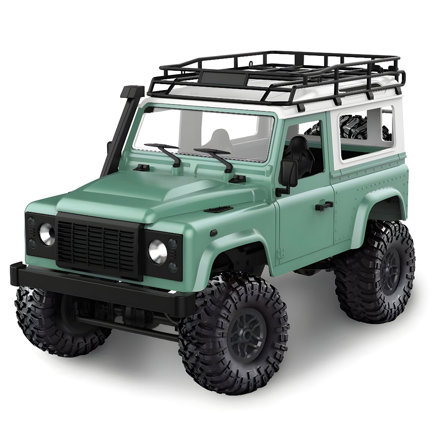 MN90 Land Rover Defender 1/12 Scale High-Speed RC Off-Road Vehicle - 4WD Climbing Truck, 2.4GHz Remote Control Racing Car