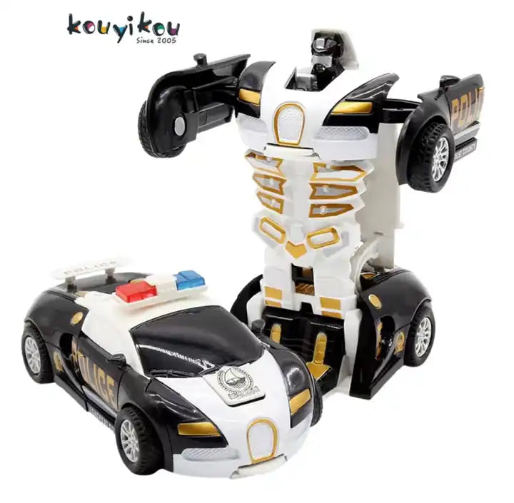 1:18 Scale Rechargeable Remote Control Deformation Cars - Transforming Robot Racing Car Toy