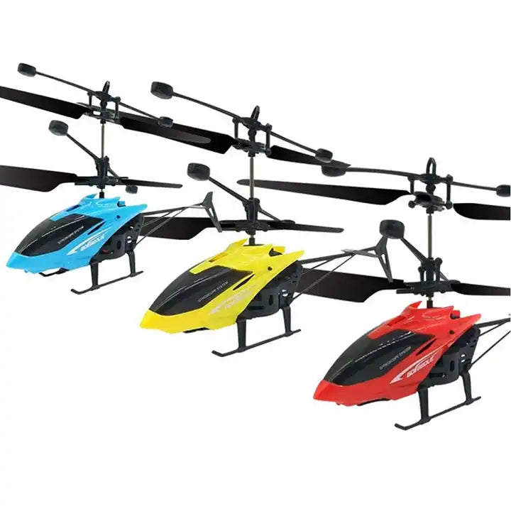 Remote Control Aircraft Hand Air Gesture Induction Plane Flying Airplane Toys RC Mini Helicopter (Colour May Vary)