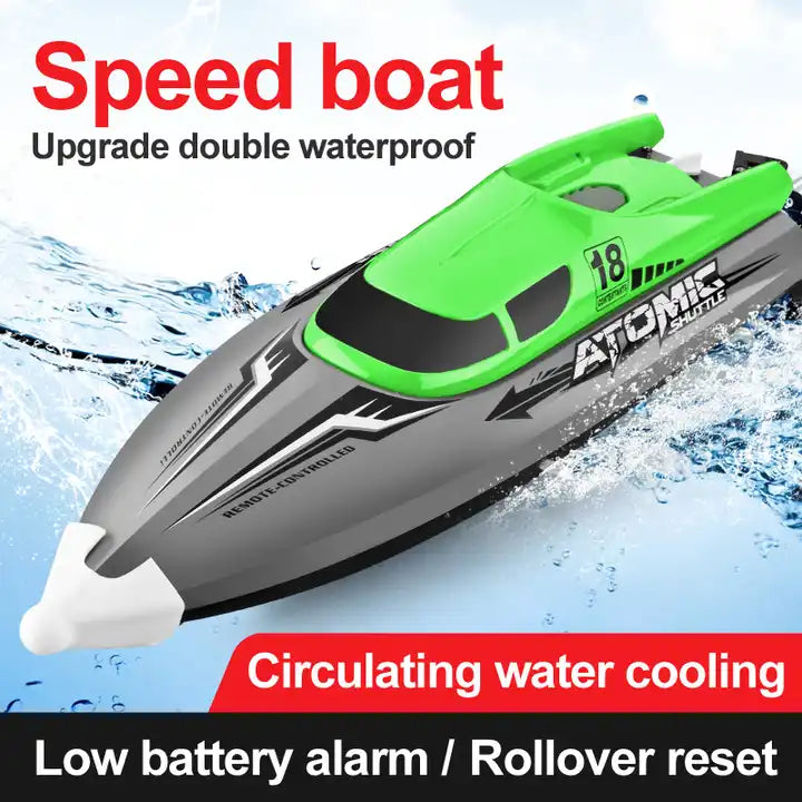 D601 High-Speed RC Ship Boat - 25KM/H Remote Control Water Toy for Kids