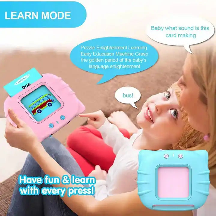 Talking Flash Cards - Montessori Educational Toys - Learning Machine Flash Cards for Kids and Toddlers